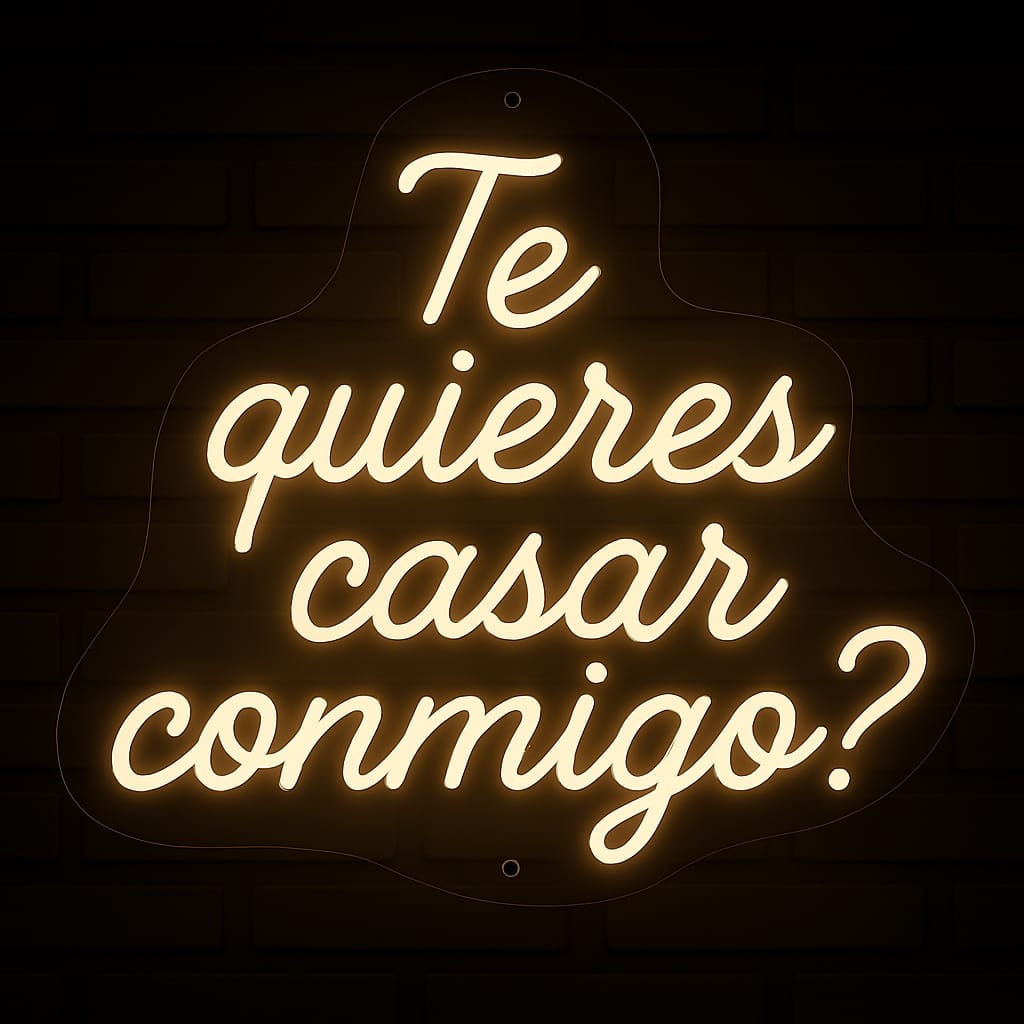 ¿Te Quieres Casar Conmigo? (Para Exterior)
